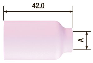 FUBAG Сопло керамическое для газовой линзы №7 ф11 FB TIG 17-18-26 (2 шт.) в Сыктывкаре фото