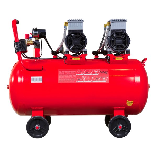 Компрессор воздушный безмасляный малошумный FUBAG OLS 500/100 CM2х2 + Набор пневмоинструмента (5 предметов) в ПОДАРОК в Сыктывкаре фото