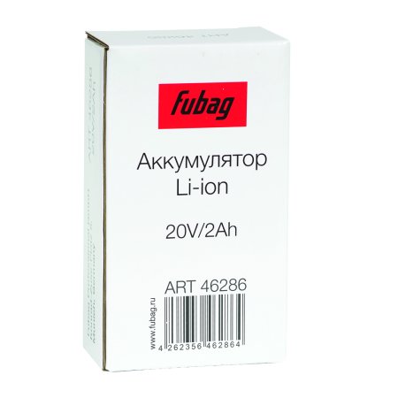 Аккумуляторная батарея FLI5S1P1202 Li-ion к бензиновым газонокосилкам FUBAG с электростартером и минирайдеру (20V/2Ah) в Сыктывкаре фото