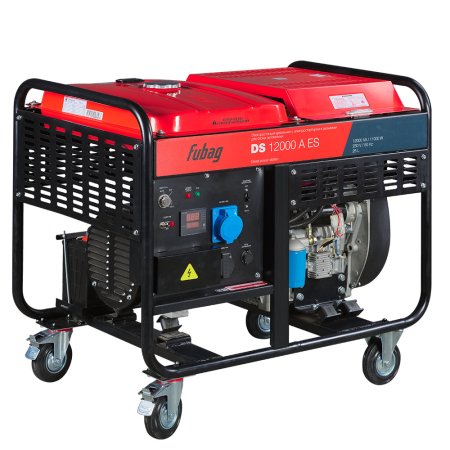 Дизельный генератор FUBAG DS 12000 A ES с электростартером и коннектором автоматики