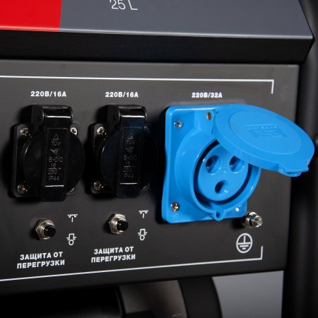 Бензиновый генератор с электростартером и коннектором автоматики FUBAG BS 7500 A ES в Сыктывкаре фото