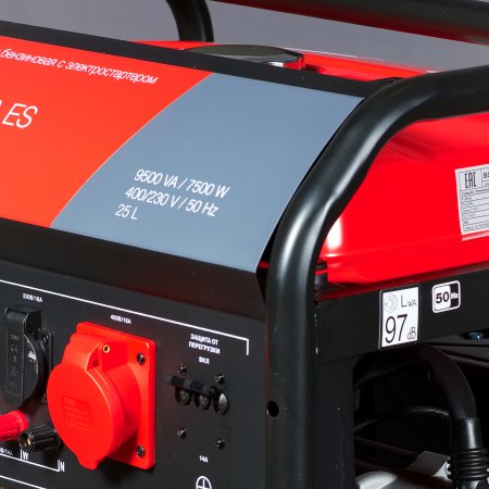 Бензиновый генератор FUBAG BS 8000 DA ES (трехфазный) с электростартером и коннектором автоматики в Сыктывкаре фото