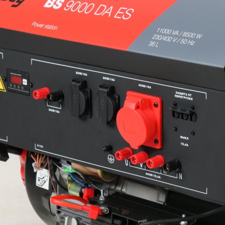 Бензиновый генератор FUBAG BS 9000 DA ES (трехфазный) с электростартером и коннектором автоматики в Сыктывкаре фото