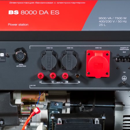 Бензиновый генератор FUBAG BS 8000 DA ES (трехфазный) с электростартером и коннектором автоматики в Сыктывкаре фото