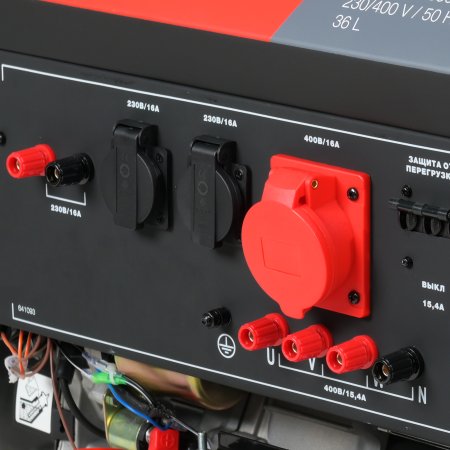 Бензиновый генератор FUBAG BS 9000 DA ES (трехфазный) с электростартером и коннектором автоматики в Сыктывкаре фото