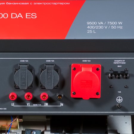 Бензиновый генератор FUBAG BS 8000 DA ES (трехфазный) с электростартером и коннектором автоматики в Сыктывкаре фото