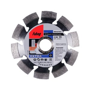Алмазный отрезной диск FUBAG Universal Extra D125 мм/ 22.2 мм в Сыктывкаре фото